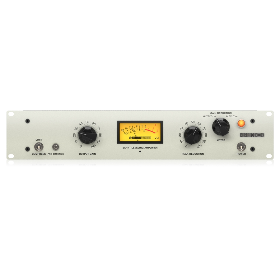 KLARKTEKNIK - Classic Leveling Amplifier with Vacuum Tubes, Optical Attenuator and Midas Transformers