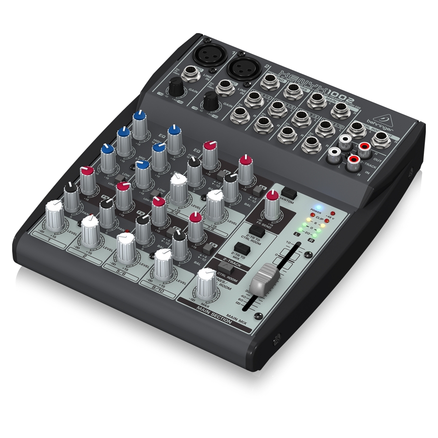 BEHRINGER - Premium 10-Input 2-Bus Mixer with XENYX Mic Preamps and British EQs