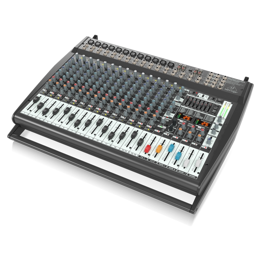 BEHRINGER - 1600-Watt 20-Channel Powered Mixer with Dual Multi-FX Processor and FBQ Feedback Detection System