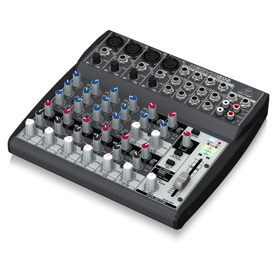 BEHRINGER - Premium 12-Input 2-Bus Mixer with XENYX Mic Preamps and British EQs