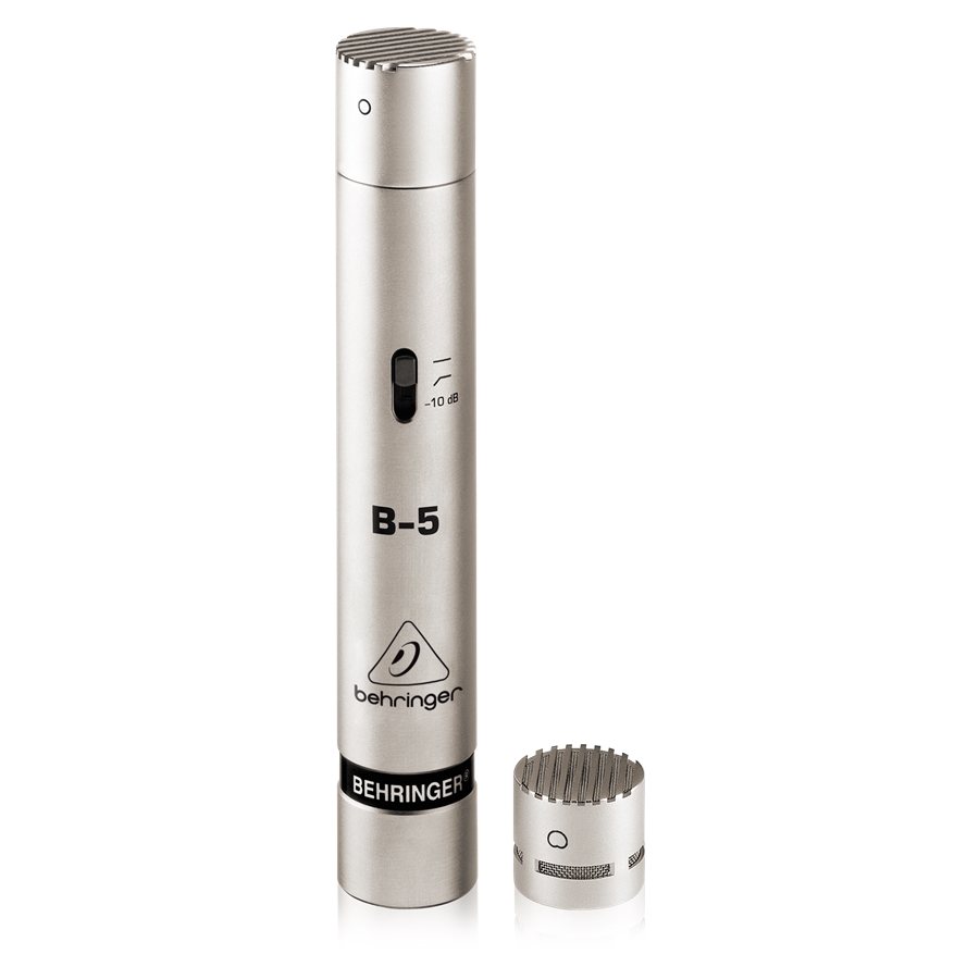 BEHRINGER - Gold-Sputtered Diaphragm Studio Condenser Microphone with 2 Interchangeable Capsules
