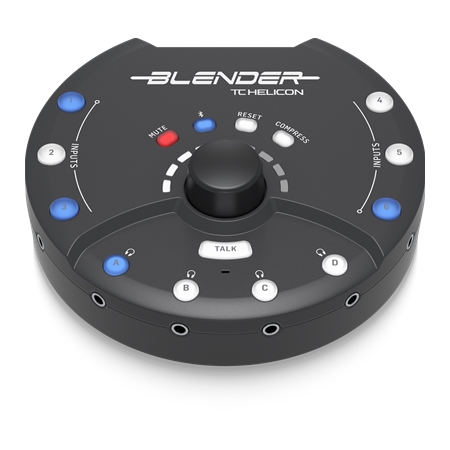 TC HELICON - Portable 12 x 8 Stereo Mixer with 12 x 2 USB Audio Interface and Remote Control