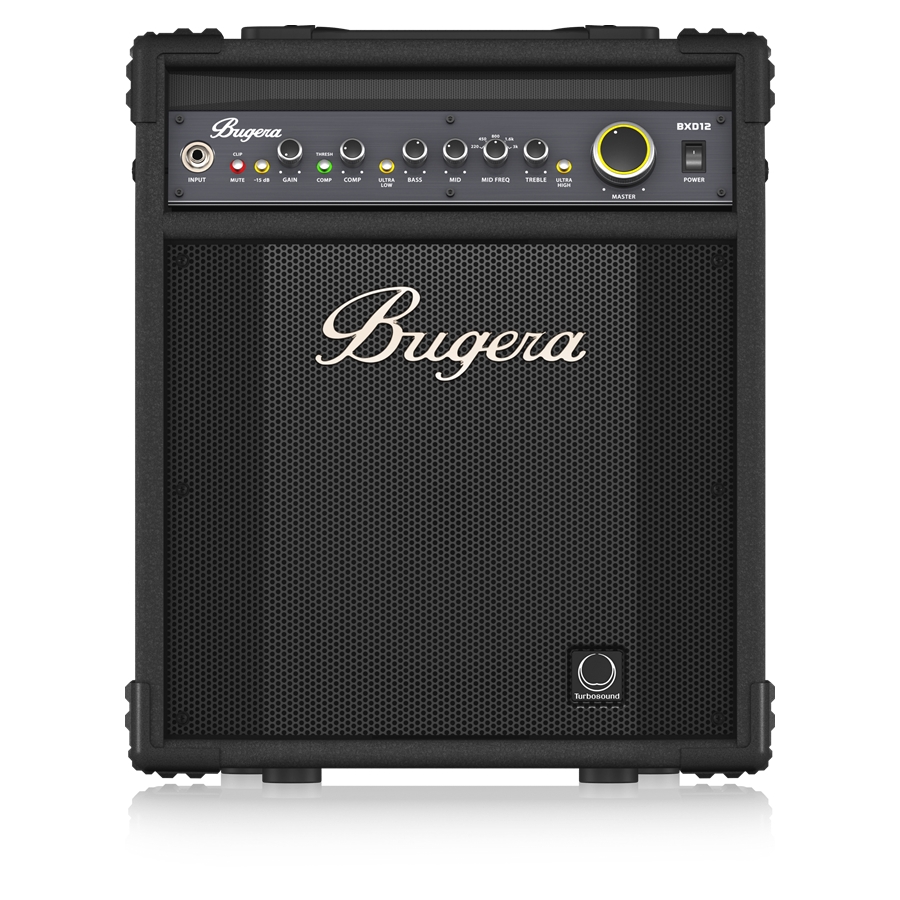 BUGERA - 1000-Watt Bass Amplifier with Original 12" Turbosound Speaker, MOSFET Preamp, Compressor and DYNAMIZER Technology