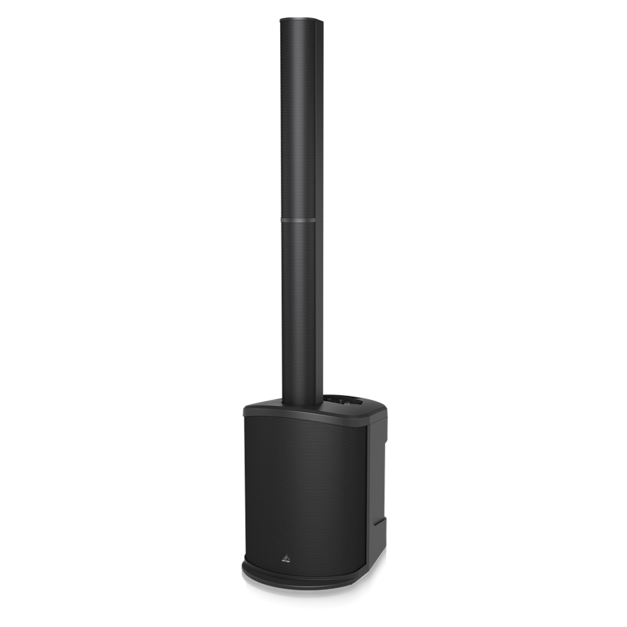 BEHRINGER - 160 Watt Powered Column Loudspeaker with Battery, an 8" Subwoofer, 4 High Frequency Drivers, Bluetooth Audio Streaming, LED Lighting and Remote Control