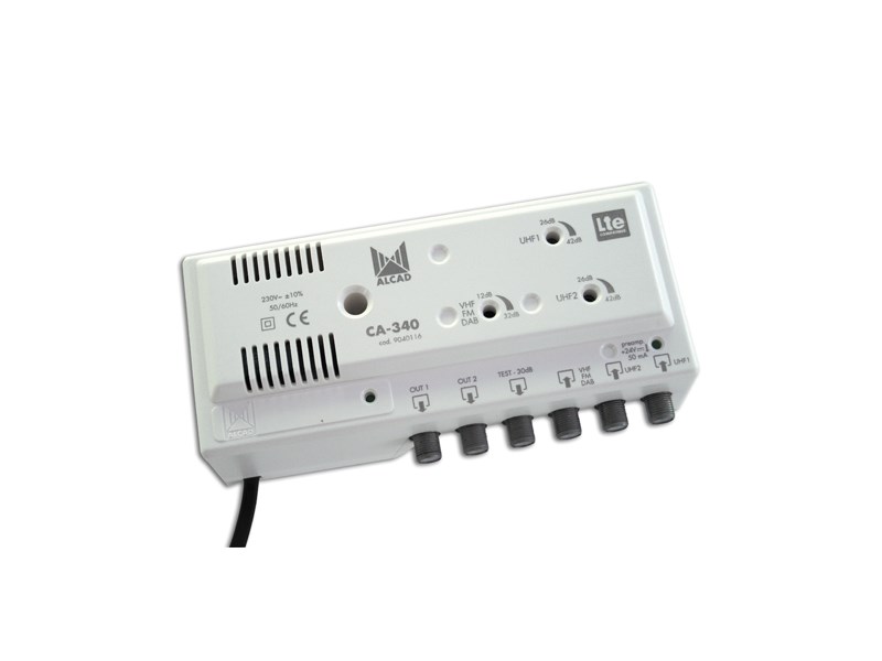 ALCAD - TV-SAT head-end amplifiers