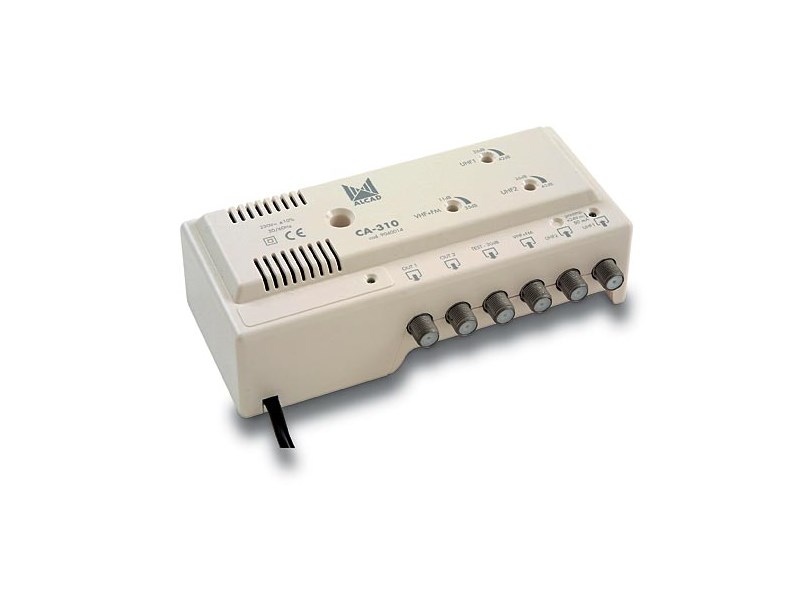 ALCAD - AMP UHF-UHF-BIII/BI 2 OUTPUTS