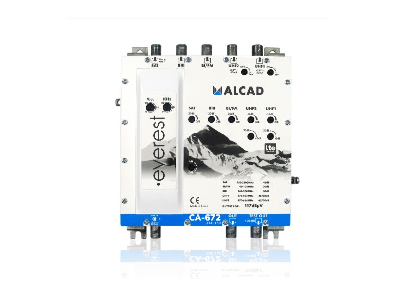 ALCAD - EVEREST SAT-UHF-UHF-BIII-BI/FM LTE700