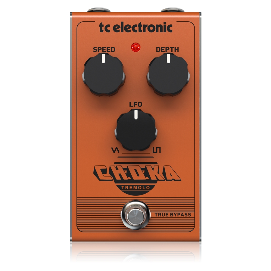 TC ELECTRONIC - Vintage-Flavored All-Analog Tremolo Pedal with 3-Knob Design and Seamless Morphing Between LFO Styles