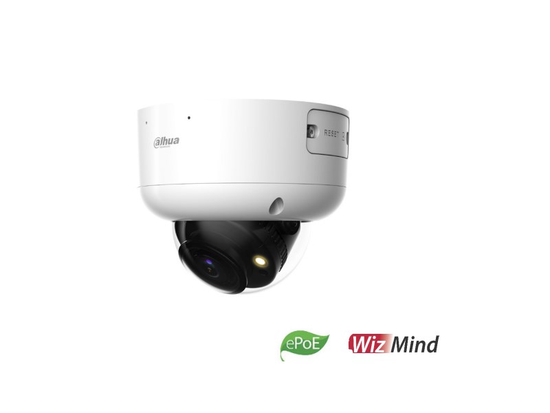 DAHUA - 4MP Full Colour Dome WizMind AI Network Camera