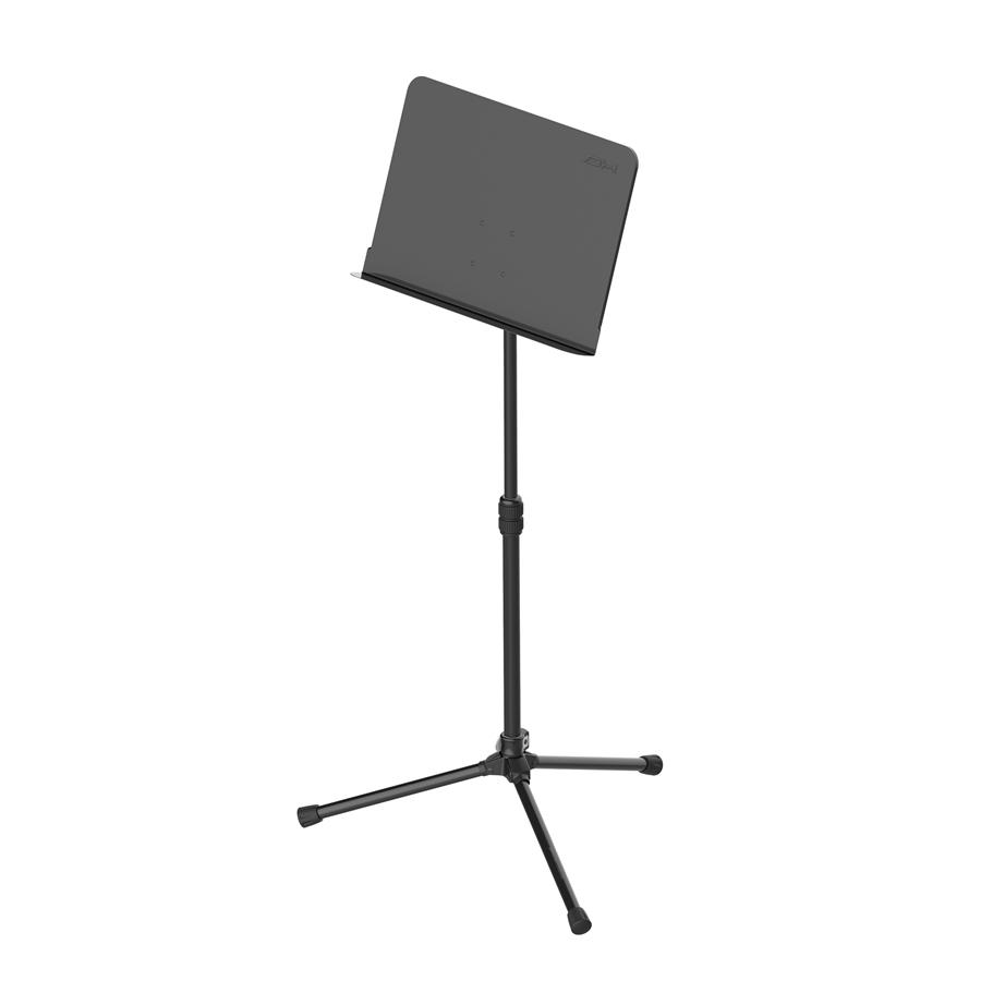 PROEL - Professional music stand with adjustable metal upper plate and tripod base.