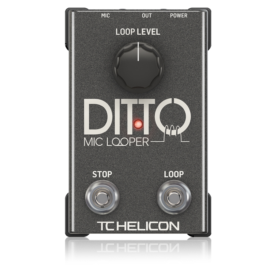 TC HELICON - Easy to Use Two-Button Looper Pedal for Vocals and Acoustic Instruments