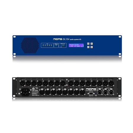 MIDAS - PRO SERIES DL154 8 Input, 16 Output Stage Box with 8 MIDAS Microphone Preamplifiers