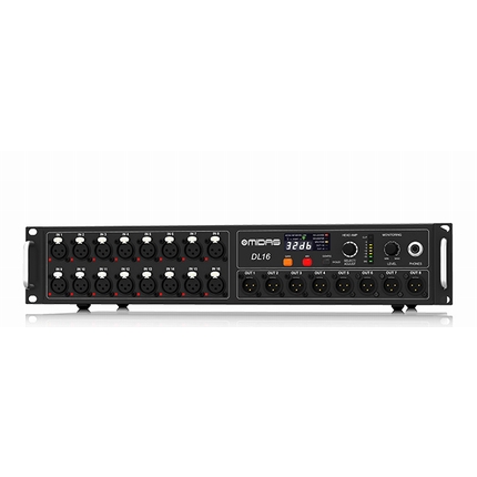 MIDAS - 16 Input, 8 Output Stage Box with 16 MIDAS Microphone Preamplifiers, ULTRANET and ADAT Interfaces