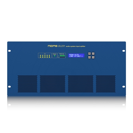 MIDAS -  DL231 24 Input, 24 Output Active Microphone Splitter with 2 Independent MIDAS Microphone Preamplifiers per Input