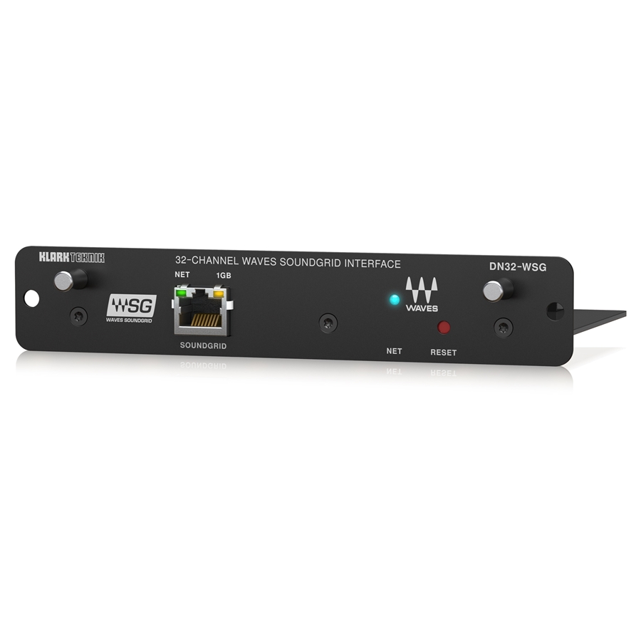 KLARKTEKNIK - Expansion Card for 32-Channel Low-Latency AoIP in WAVES SoundGrid Networks