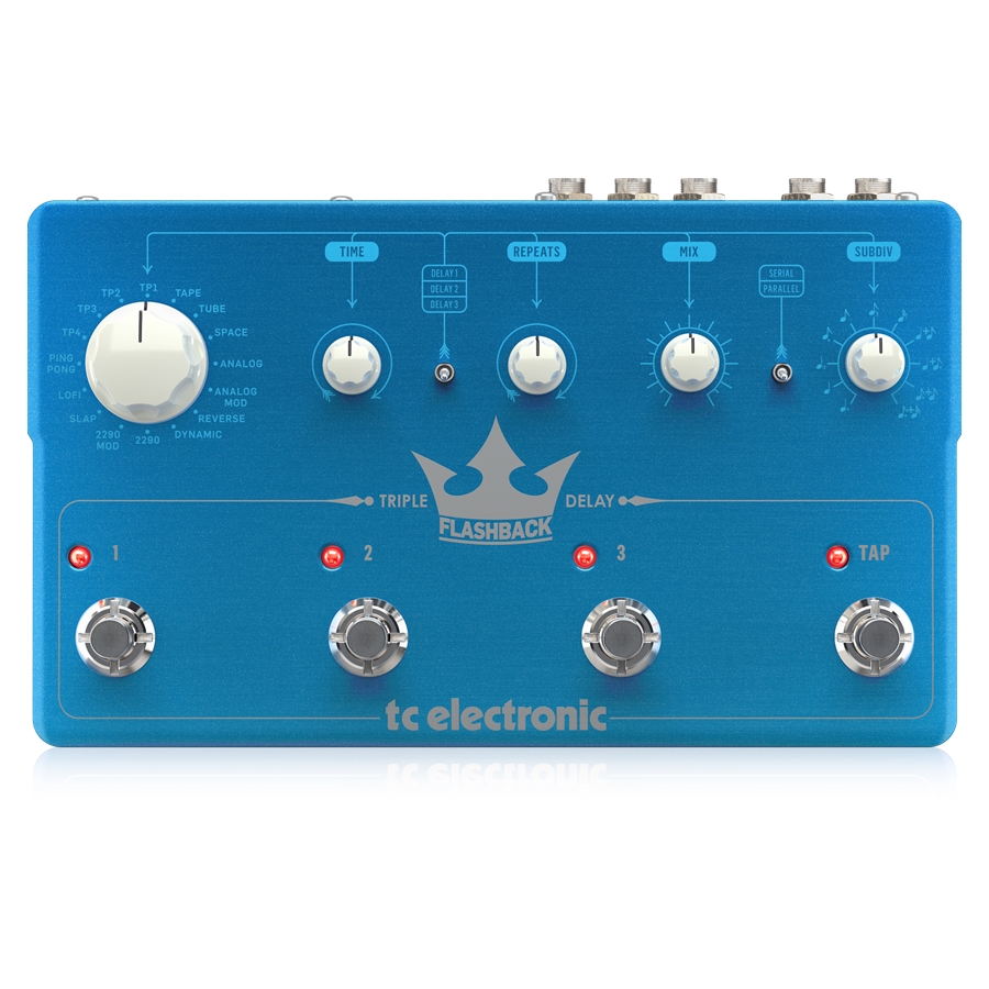 TC ELECTRONIC - Intuitive Three-Engine Delay Pedal with Flexible Routing, Subdivision Control and Built-In TonePrints*