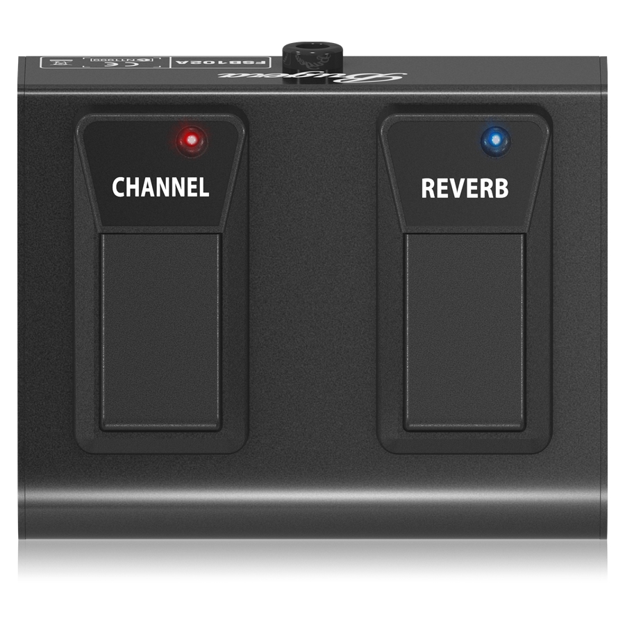 BUGERA - Heavy-Duty 2-Button Footswitch with Metal Case and Control LEDs