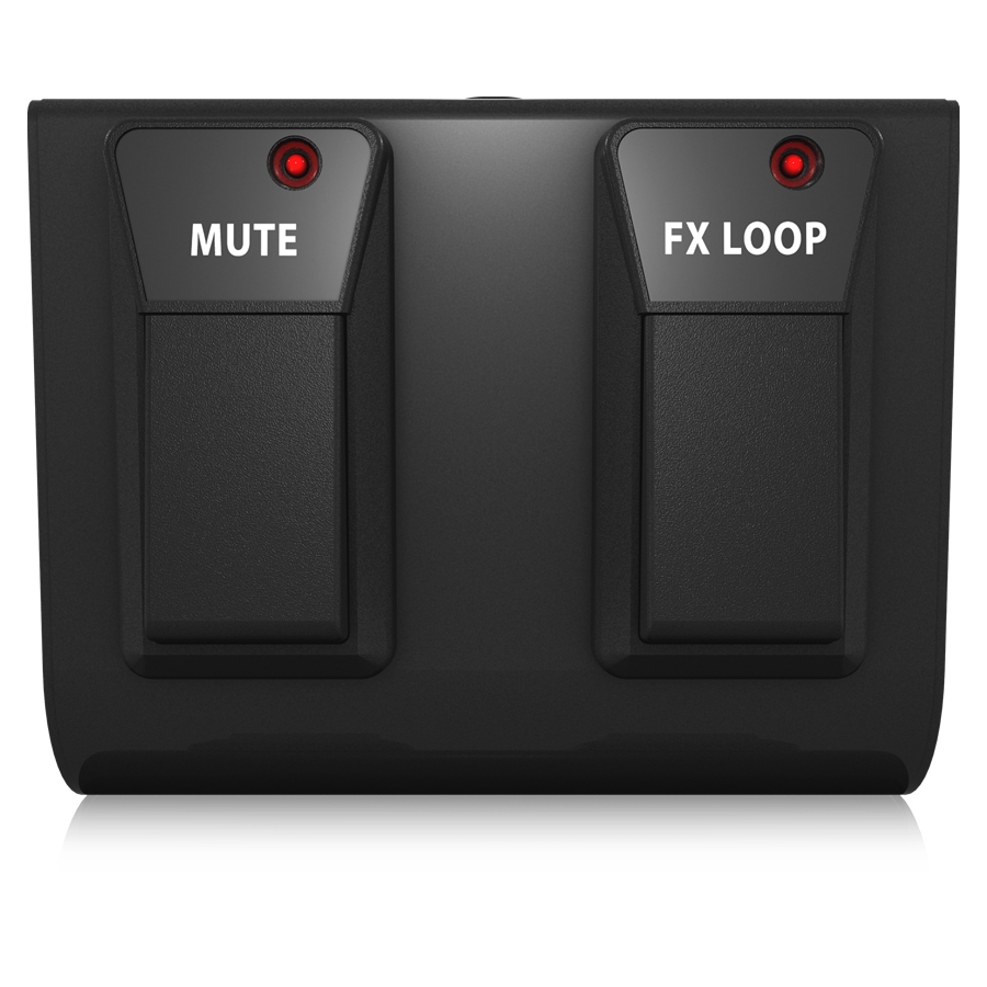 BUGERA - Heavy-Duty 2-Button Footswitch with Metal Case and Control LEDs