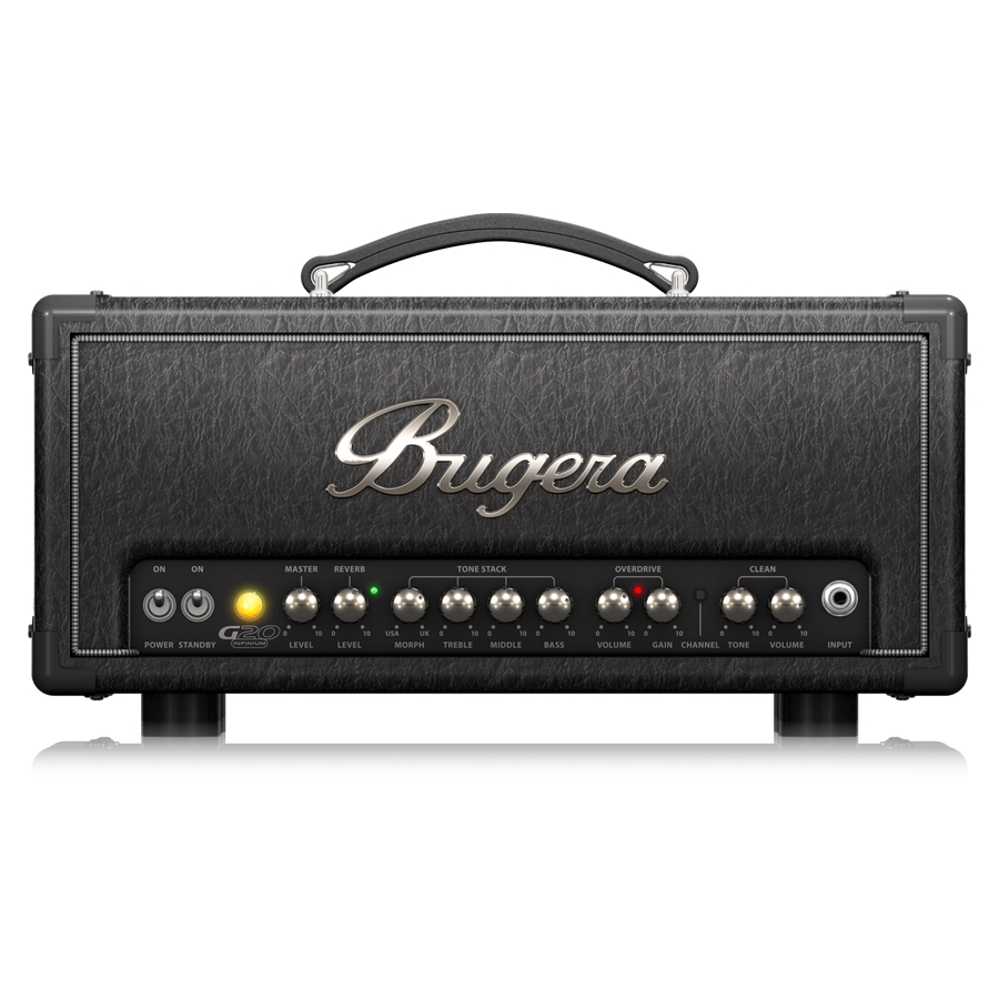 BUGERA - 20-Watt Class-A Tube Amplifier Head with INFINIUM Tube Life Multiplier, MORPH EQ and Reverb