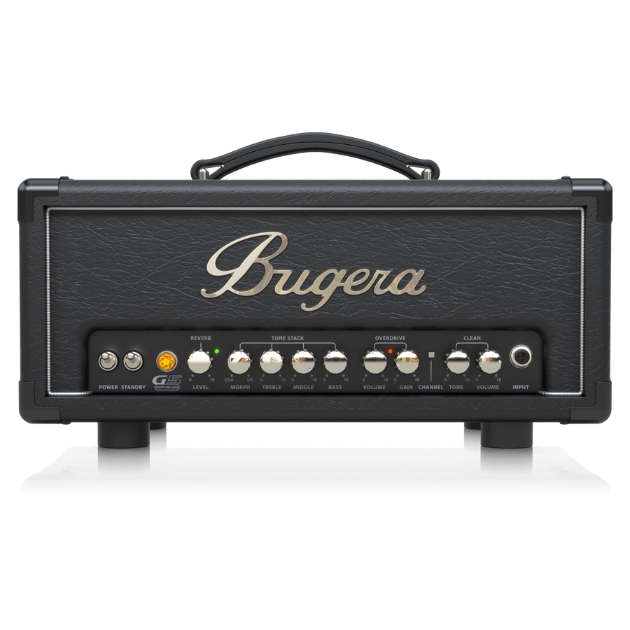 BUGERA - 5-Watt Class-A Tube Amplifier Head with INFINIUM Tube Life Multiplier, MORPH EQ, Reverb and Power Attenuator