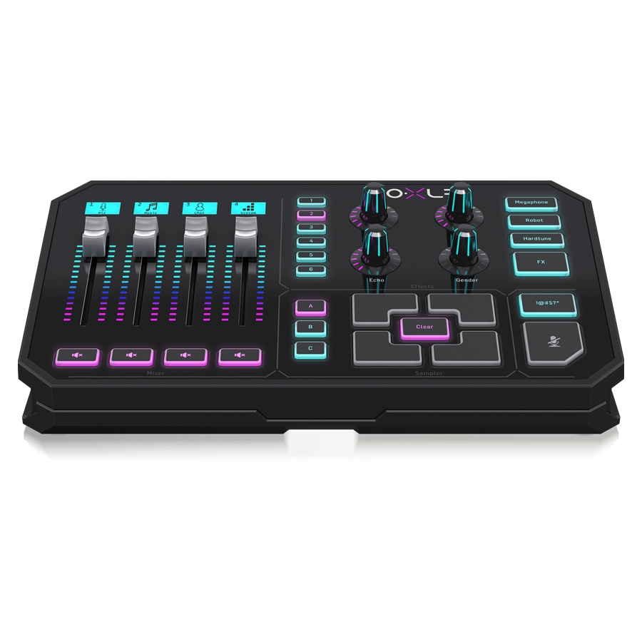 TC HELICON - Revolutionary Online Broadcaster Platform with 4-Channel Mixer, Motorized Faders, Sound Board and Vocal Effects