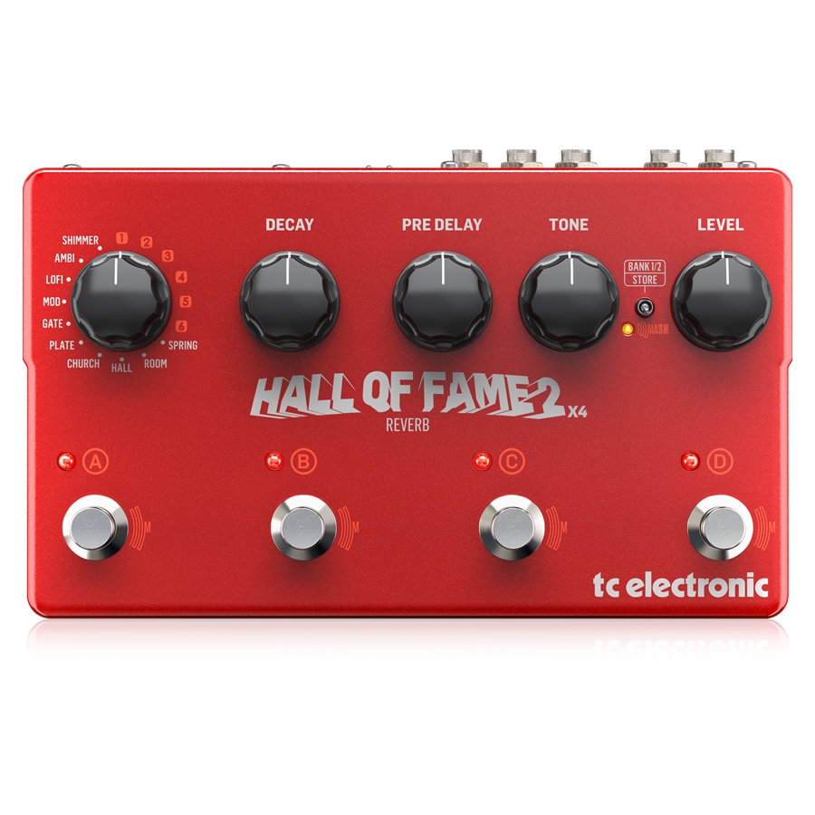 TC ELECTRONIC - Acclaimed Reverb Pedal Expanded with 4 MASH Switches, Shimmer Reverb and 8 Reverb Presets