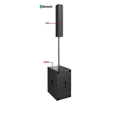 AUDIOCENTER - L83+L83S Column System
