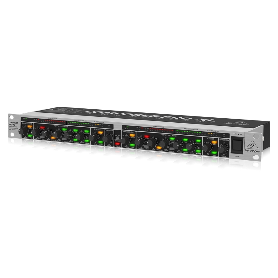 BEHRINGER - Reference-Class 2-Channel Expander/Gate/Compressor/Peak Limiter with Integrated De-Esser, Dynamic Enhancer and Tube Simulation