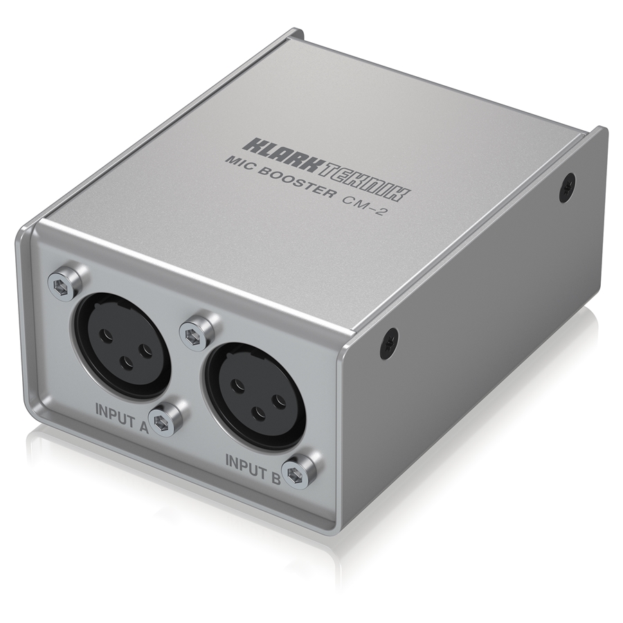 KLARKTEKNIK - 2-Channel Dynamic Microphone Booster with High-Quality Preamps