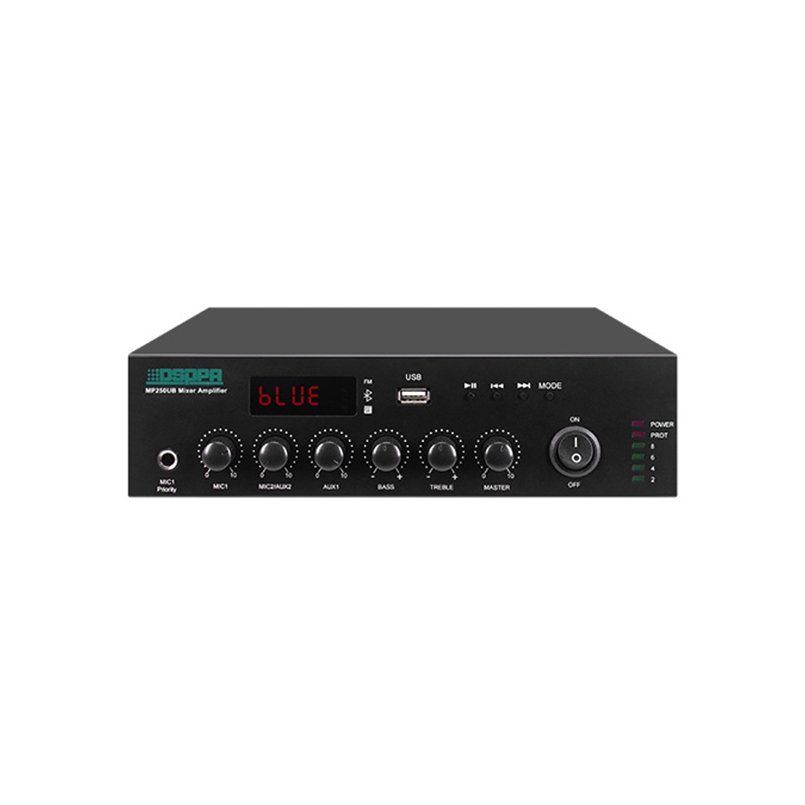 DSPPA - MP250UB Mini Digital Mixer Amplifier with USB & Bluetooth