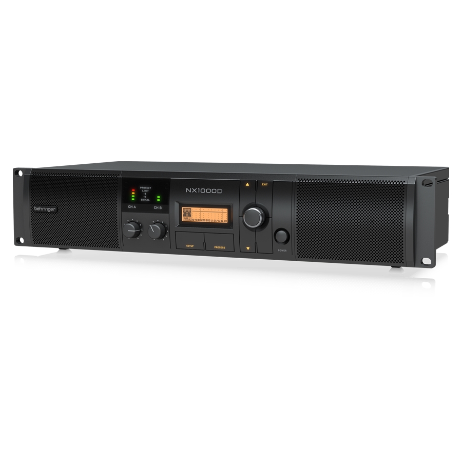 BEHRINGER - Ultra-Lightweight 1000-Watt Class-D Power Amplifier with DSP Control and SmartSense Loudspeaker Impedance Compensation