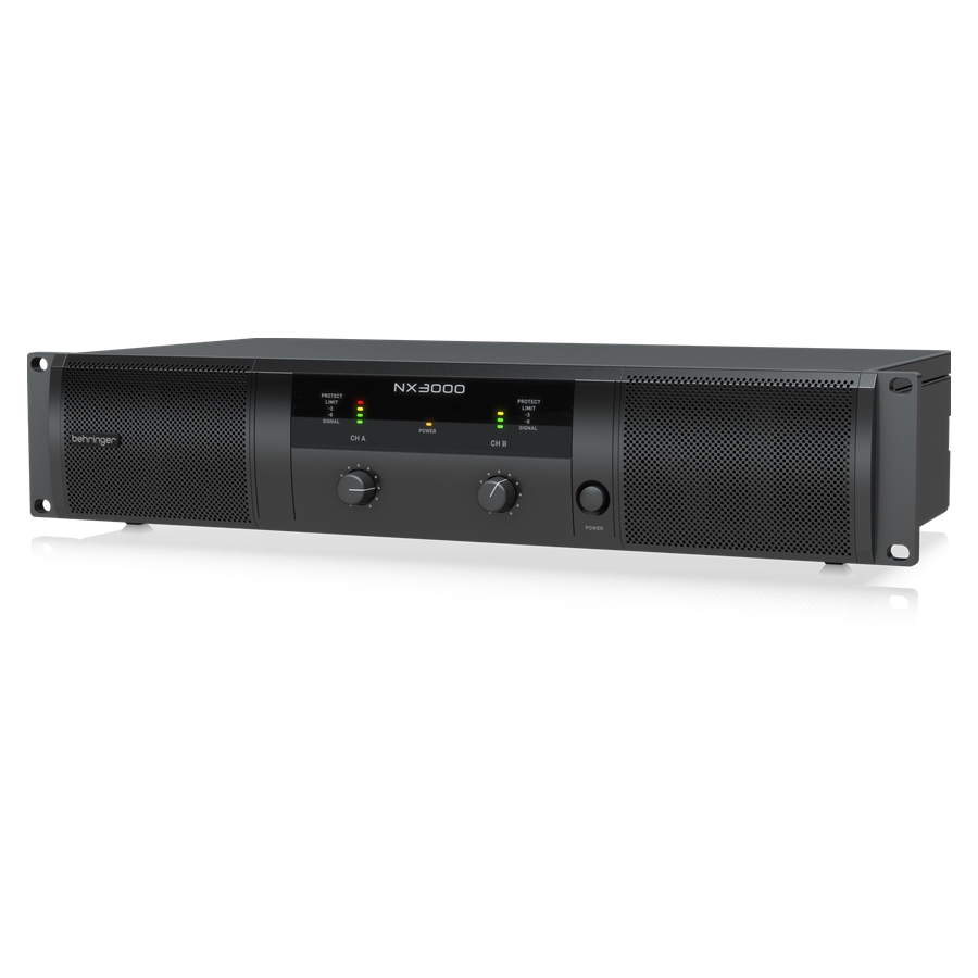 BEHRINGER - Ultra-Lightweight 3000-Watt Class-D Power Amplifier with SmartSense Loudspeaker Impedance Compensation