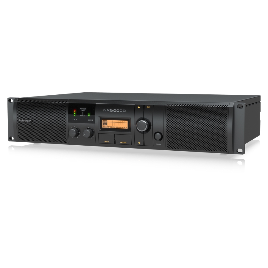 BEHRINGER - Ultra-Lightweight 6000-Watt Class-D Power Amplifier with DSP Control and SmartSense Loudspeaker Impedance Compensation