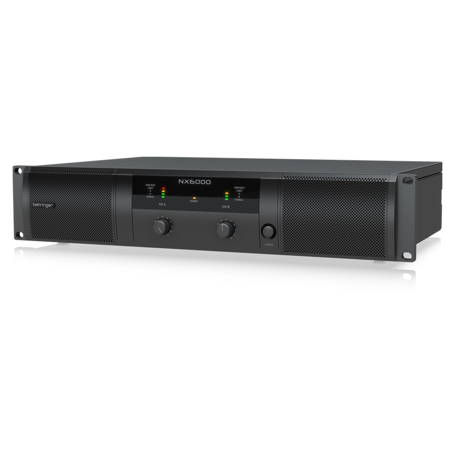 BEHRINGER - Ultra-Lightweight 6000-Watt Class-D Power Amplifier with SmartSense Loudspeaker Impedance Compensation