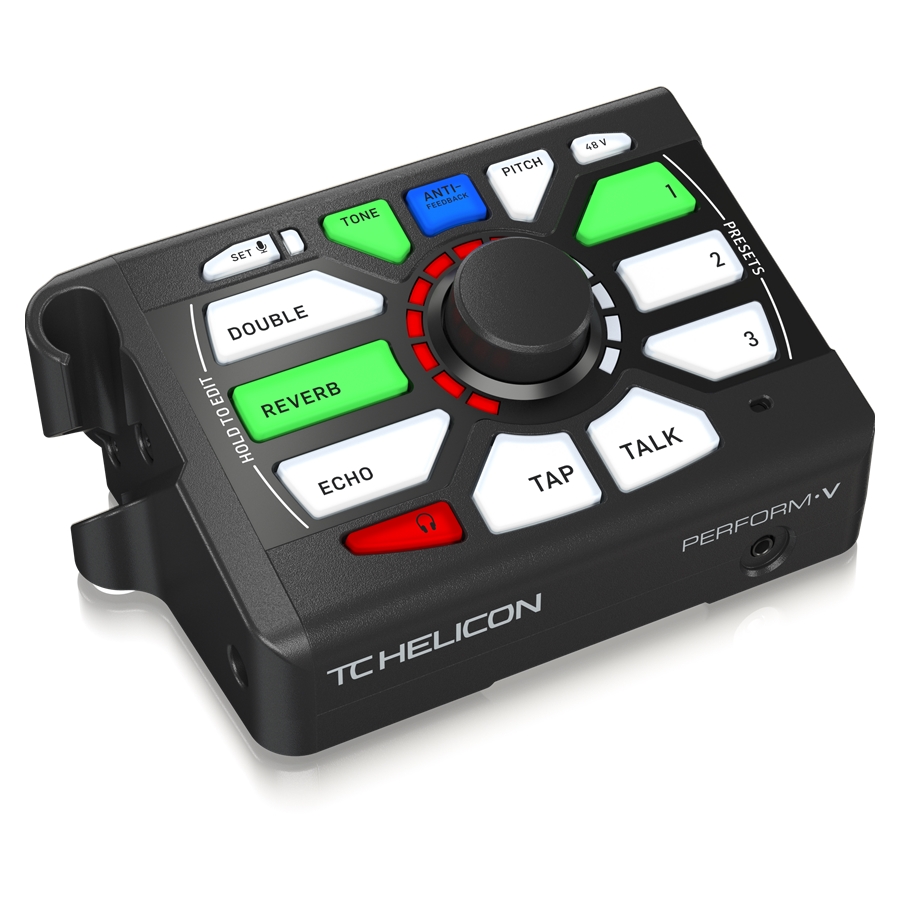 TC HELICON - Ultimate Mic Stand-Mount Vocal Processor for Quick and Easy Studio-Quality Sound with Expandable Effects