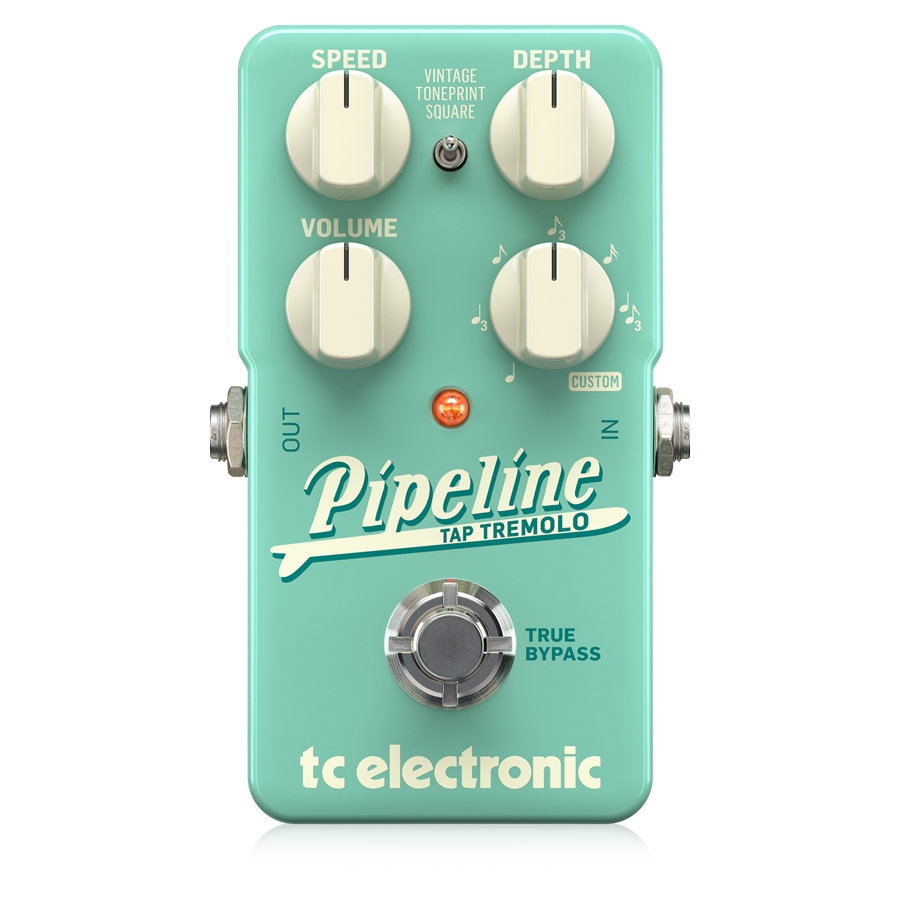 TC ELECTRONIC - Ingenious Tap Tempo Tremolo with Sequencer, Subdivisions and TonePrints* For Both Vintage and Adventurous Tremolo Sounds