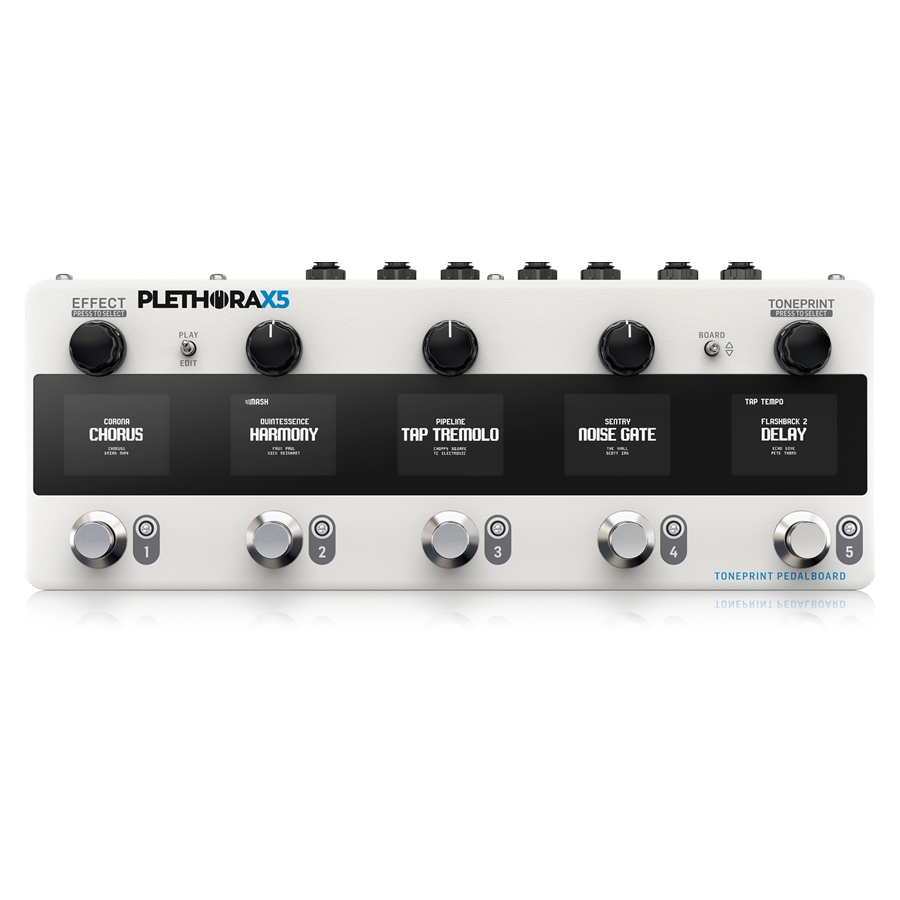 TC ELECTRONIC - TonePrint Pedal Board with up to 127 Boards, 5 Pedal Slots, all Your Favorite TC FX, 75 TonePrint Slots Per Effect, 5 MASH Foots