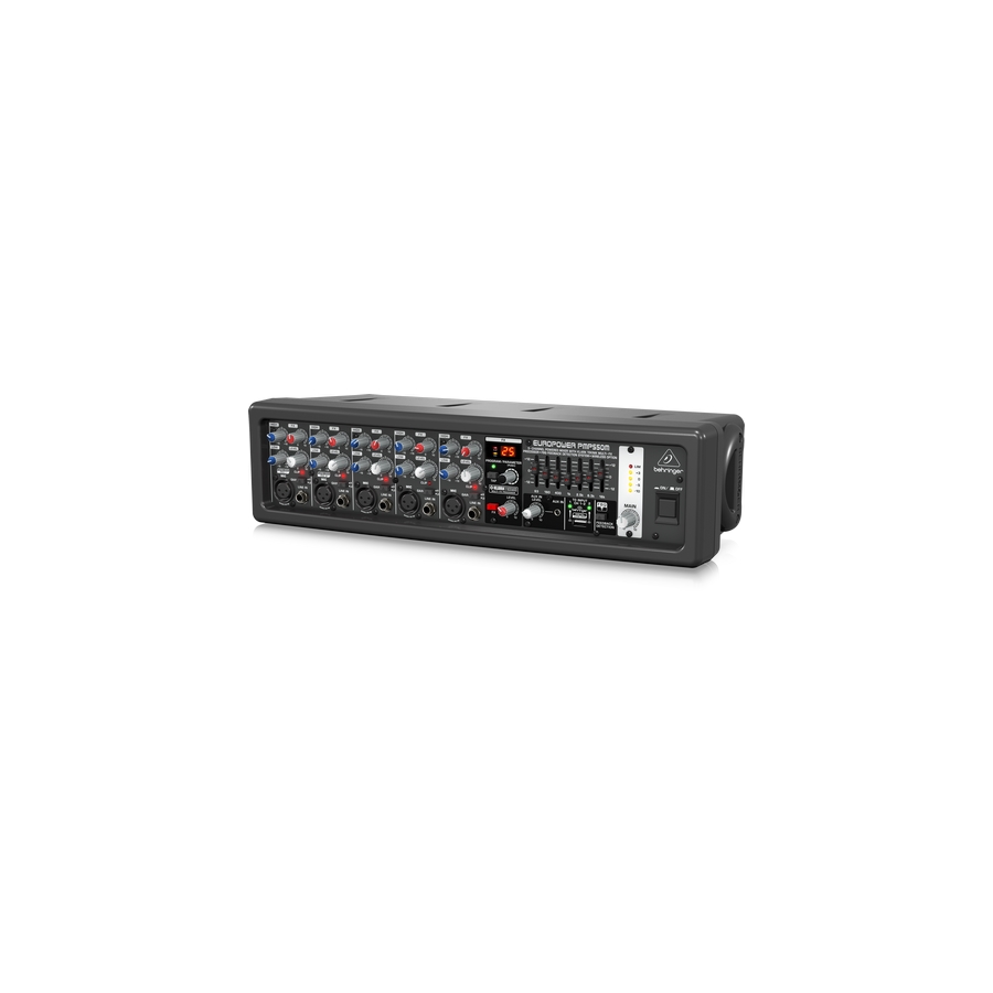 BEHRINGER - 500-Watt 5-Channel Powered Mixer with Klark Teknik Multi-FX Processor, FBQ Feedback Detection System and Wireless Option