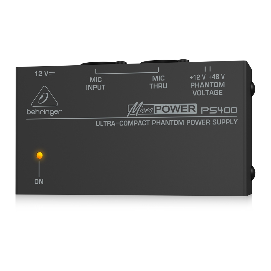 BEHRINGER - Ultra-Compact Phantom Power Supply