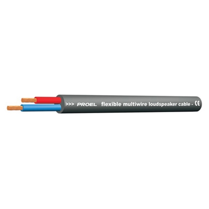 PROEL - Ultra-flexible 2 twisted conductors speaker cable for passive loudspeakers