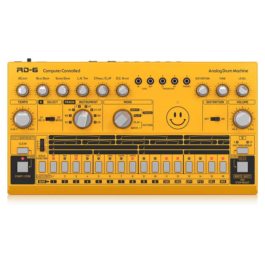 BEHRINGER - Classic Analog Drum Machine with 8 Drum Sounds, 16-Step Sequencer and Distortion Effect