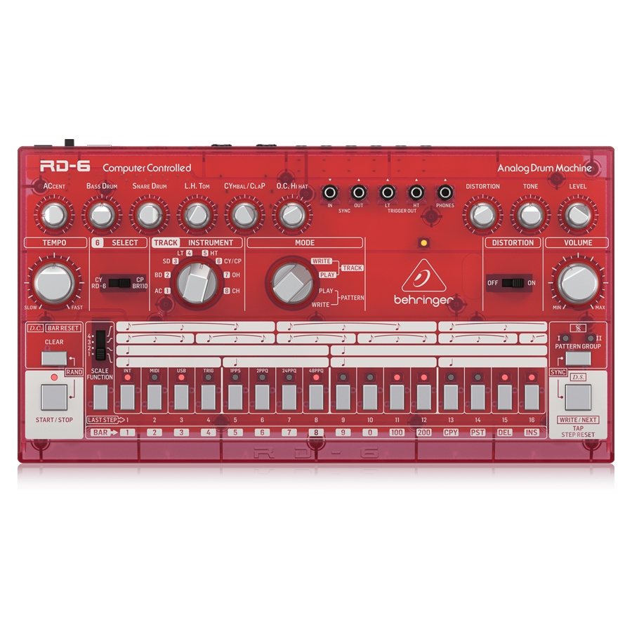 BEHRINGER - Classic Analog Drum Machine with 8 Drum Sounds, 16-Step Sequencer and Distortion Effect