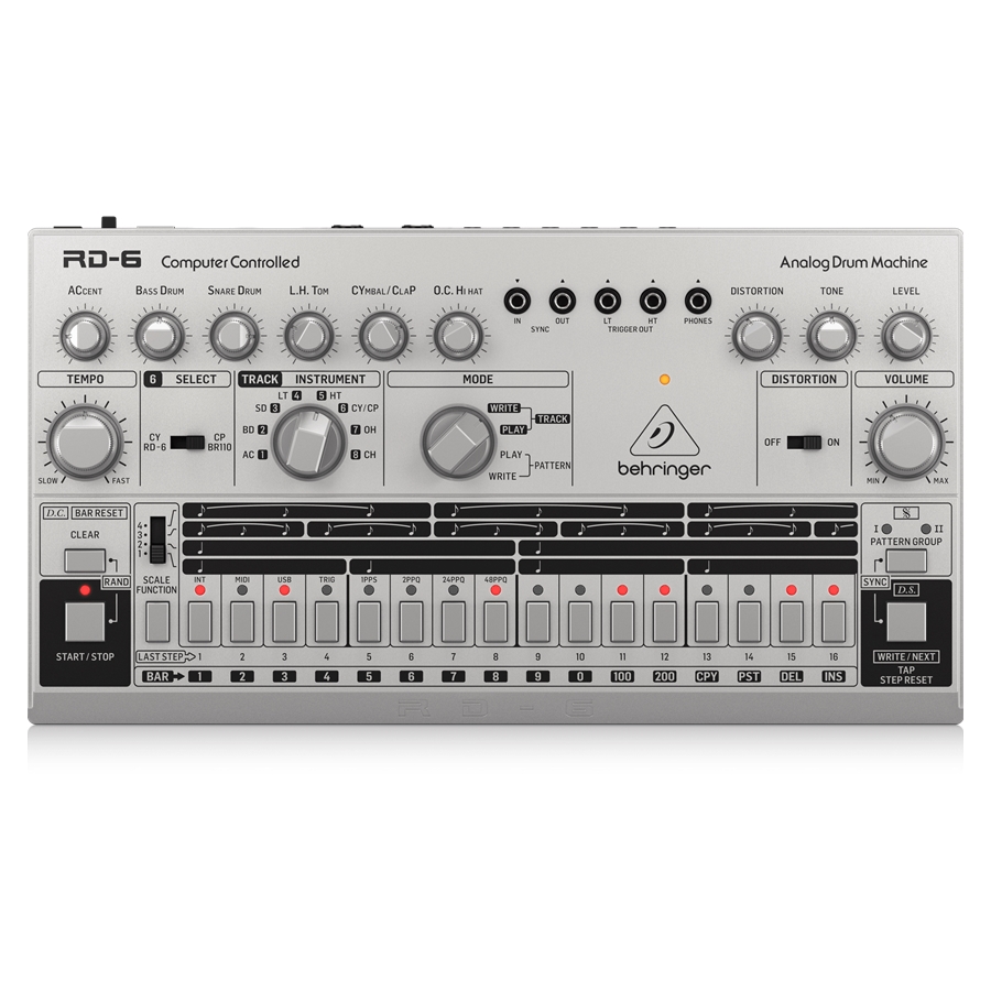 BEHRINGER - Classic Analog Drum Machine with 8 Drum Sounds, 16-Step Sequencer and Distortion Effects