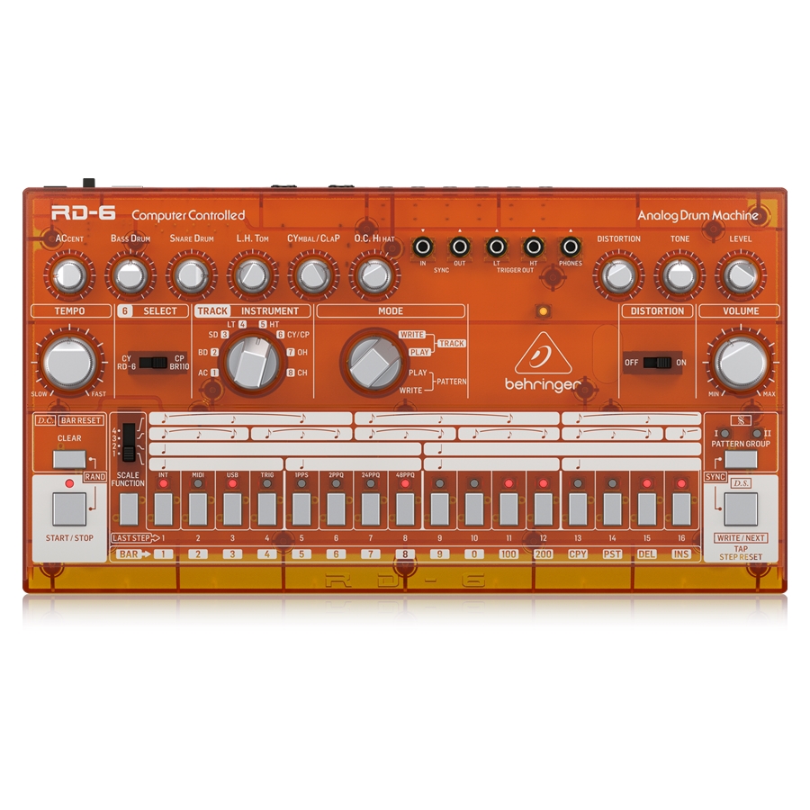 BEHRINGER - Classic Analog Drum Machine with 8 Drum Sounds, 16-Step Sequencer and Distortion Effect