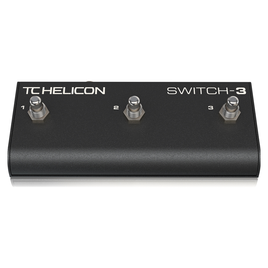 TC HELICON - Sturdy 3-Switch Accessory Pedal for Expanded Remote Control