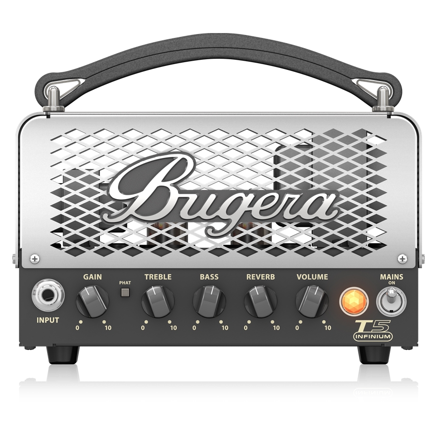 BUGERA - 5-Watt Cage-Style Tube Amplifier Head with INFINIUM Tube Life Multiplier and Reverb