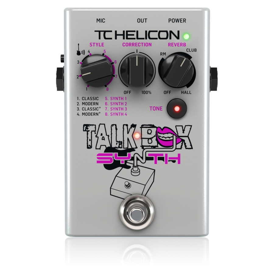TC HELICON - Studio-Quality Stompbox for Guitar Talkbox Effects and Vocal Tone Polishing