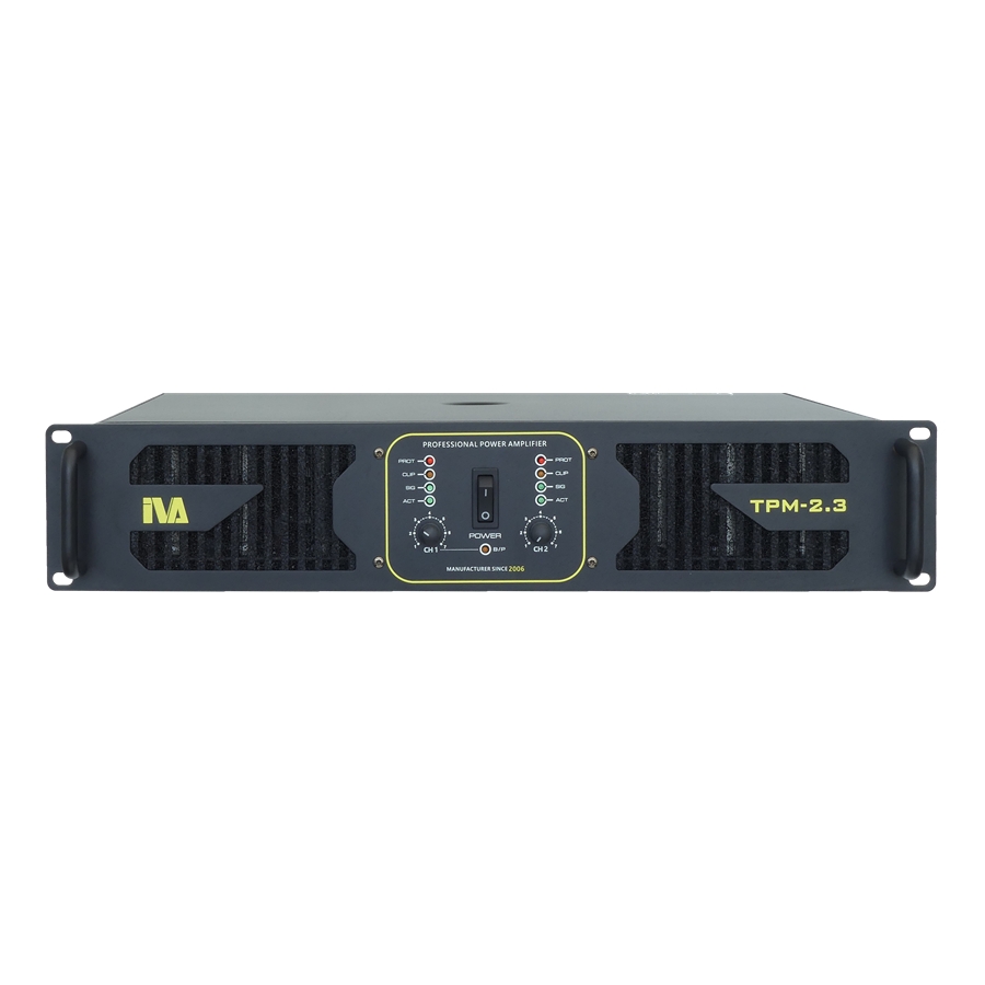 IVA - IVA TPM-2.3 2 X 300W 8 Ohms Power Amplifier (TPM2.3 / TPM 2.3)