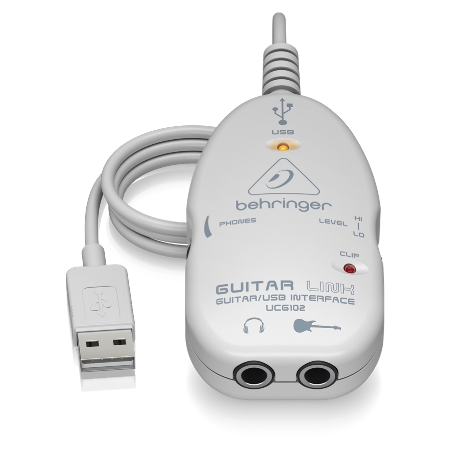 BEHRINGER - The Ultimate Guitar-to-USB Interface for Recording and Jamming with your PC/Mac or iOS device