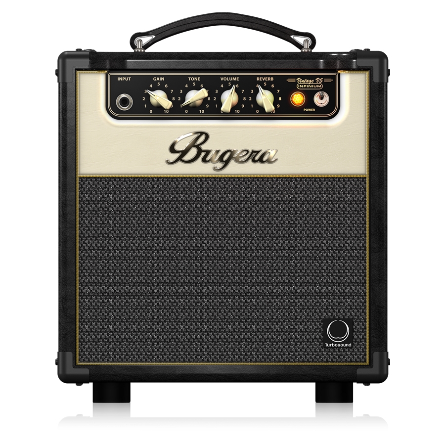 BUGERA - 5-Watt Class-A Tube Amplifier Combo with INFINIUM Tube Life Multiplier, Original Turbosound Speaker, Reverb and Power Attenuator